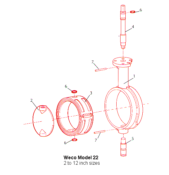 Weco Model 22 Components Diagram