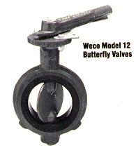Weco Model 12 Butterfly Valves